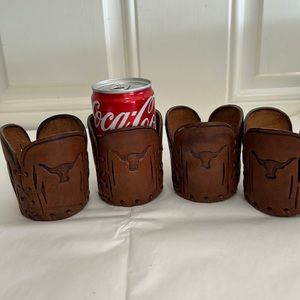 Leather Koosies Handmade
